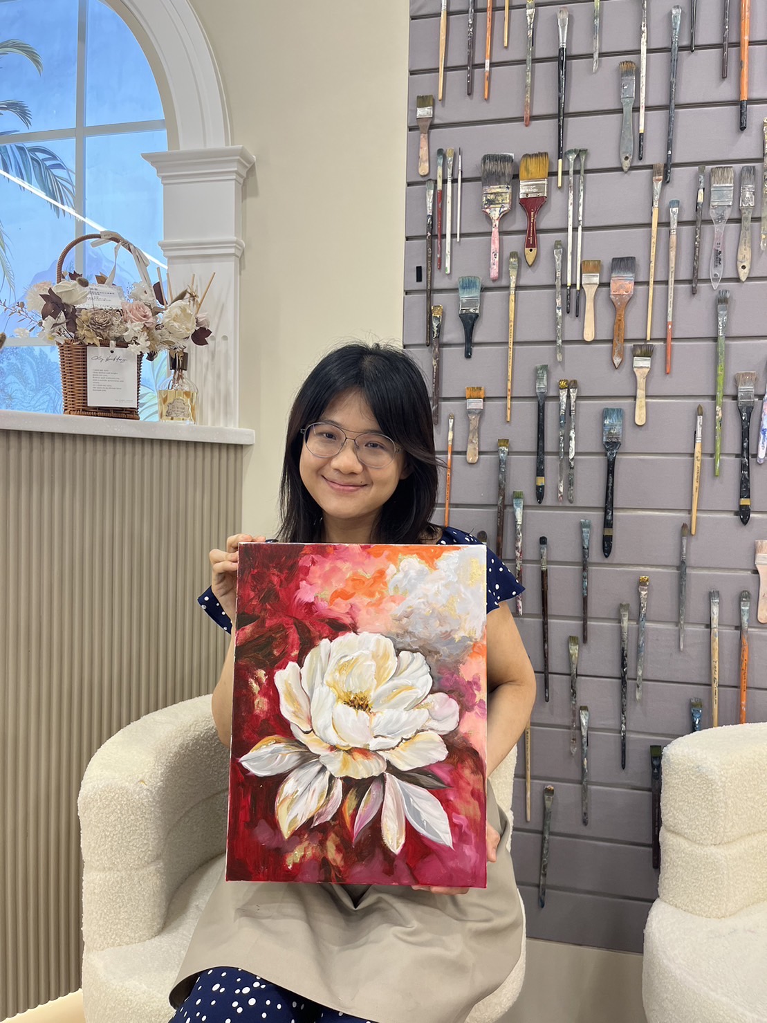 艾瑪畫室 AMMA PAINTING - 成人油畫｜兒童美術｜金箔畫｜畫畫包場｜場地租借 店內環境照片 3