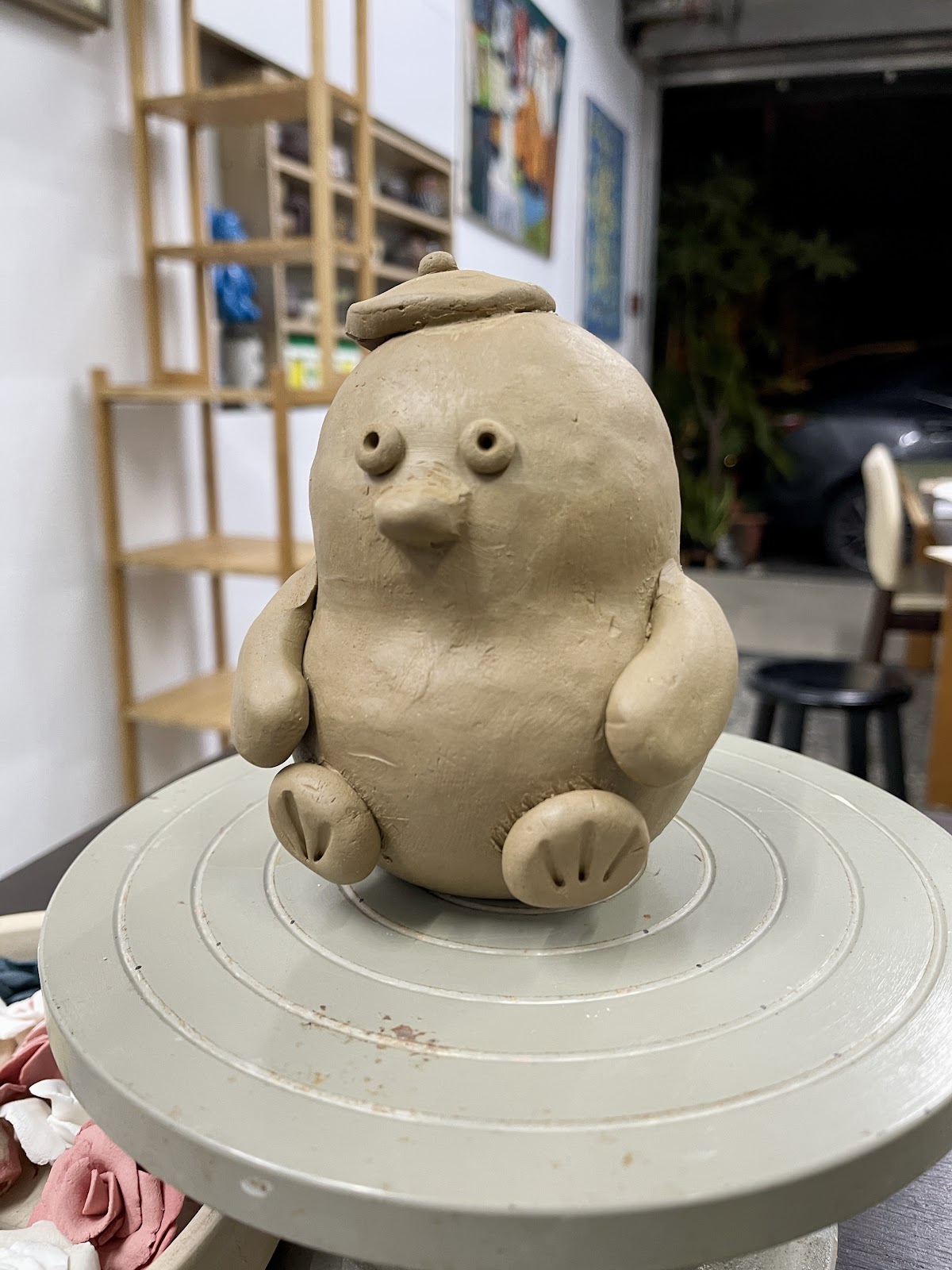 山丘｜手作陶｜手拉坯課程｜手拉胚體驗｜手作課程｜陶藝工作室｜台北｜茶具｜茶壺｜絞胎｜陶器｜花瓶｜茶碗 店內環境照片 3