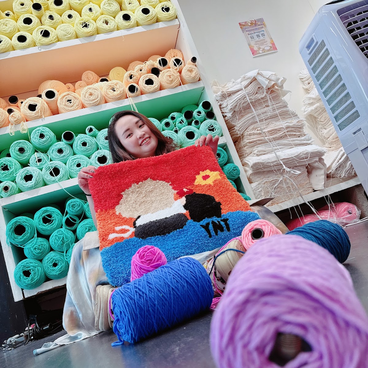 Does Art 都是藝術中山店・台北手作地毯Tufting 文化幣適用 店內環境照片 4